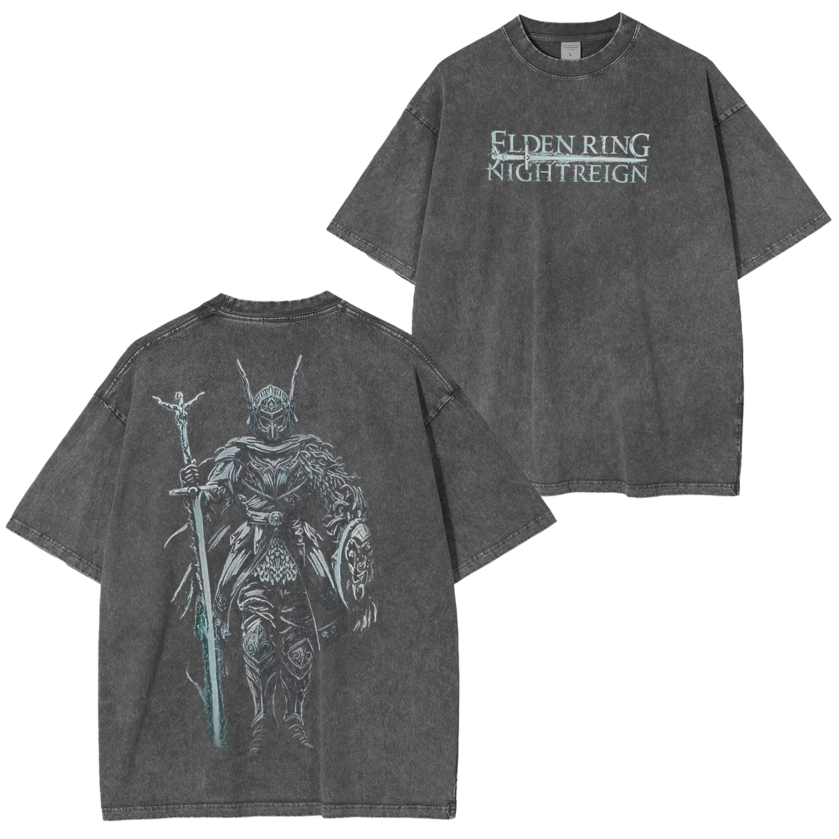Elden Ring: Get this shirt and the night is yours to reign Vintage Game Washed Unisex T-Shirt