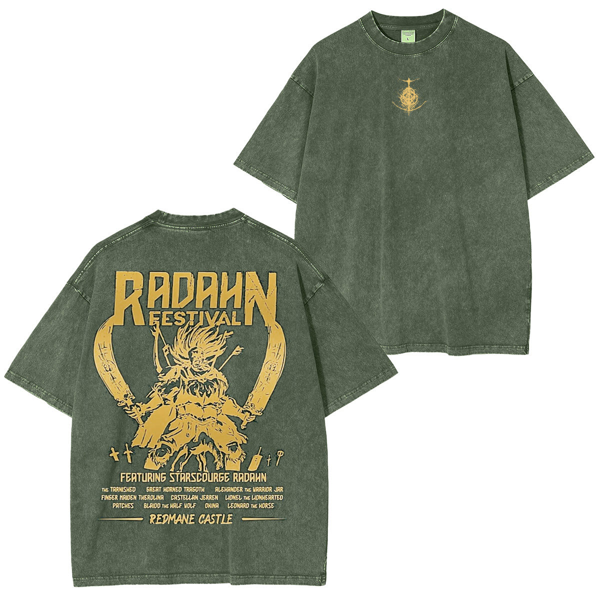Starscourge Radahn Elden Ring Vintage Washed Unisex T-Shirt