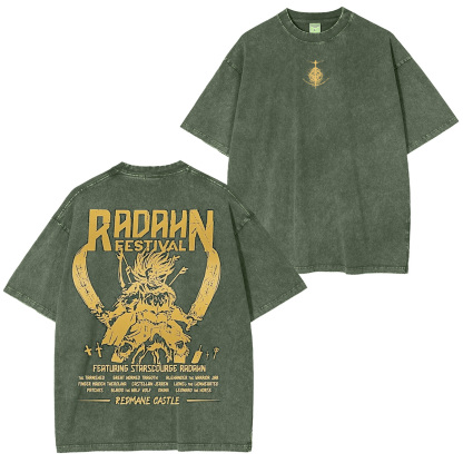 Starscourge Radahn Elden Ring Vintage Washed Unisex T-Shirt