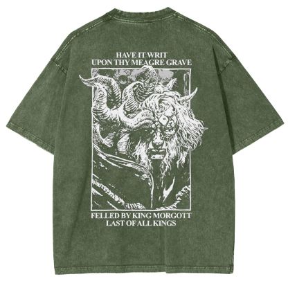 Curse You Bayle! Elden Ring Vintage Washed Unisex T-Shirt