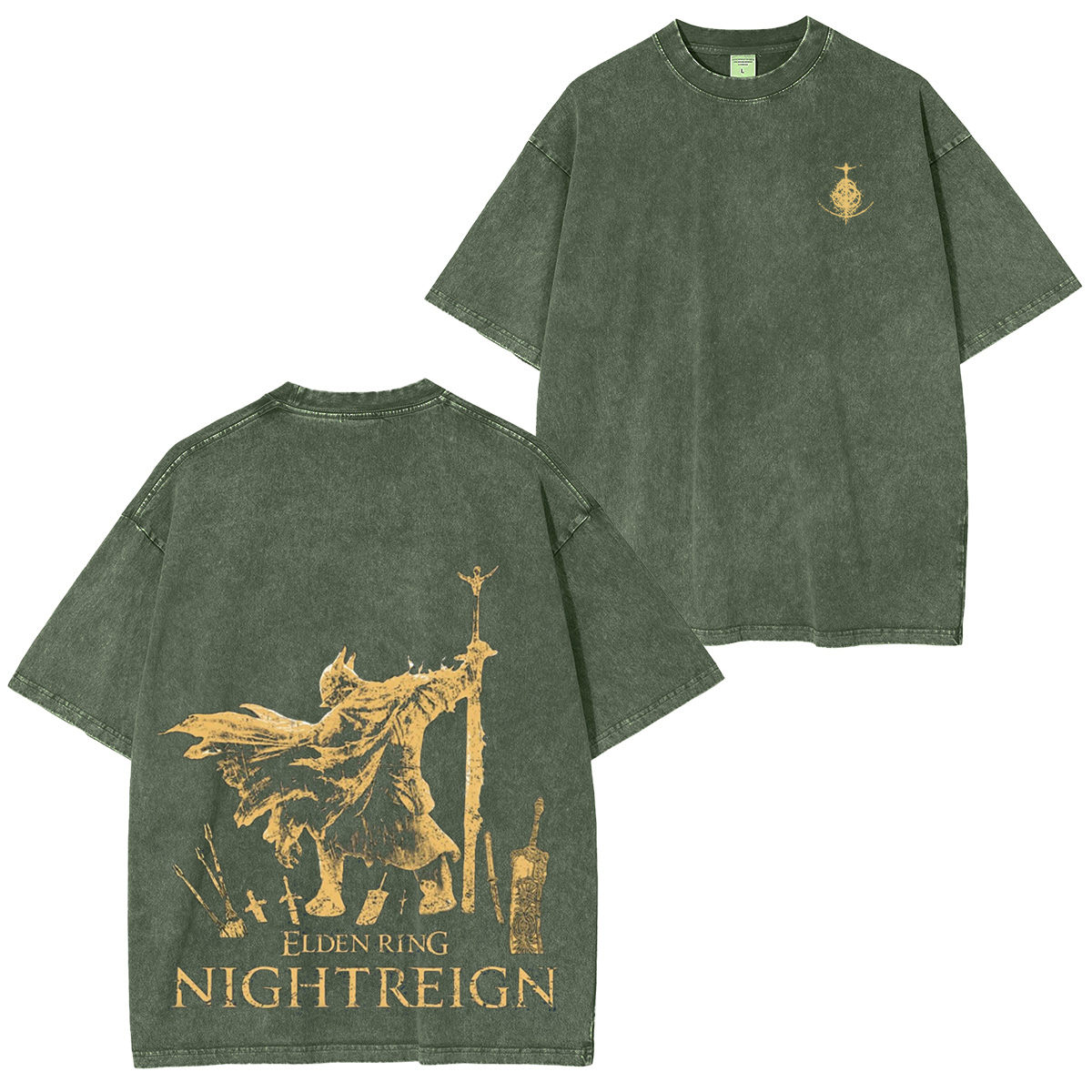 Elden Ring Nightreign Vintage Washed Unisex T-Shirt