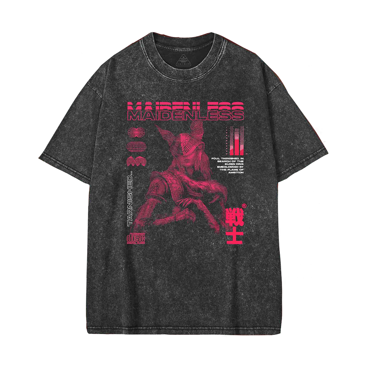 Elden Ring: Maidenless Warrior Vintage Game Washed Unisex T-Shirt