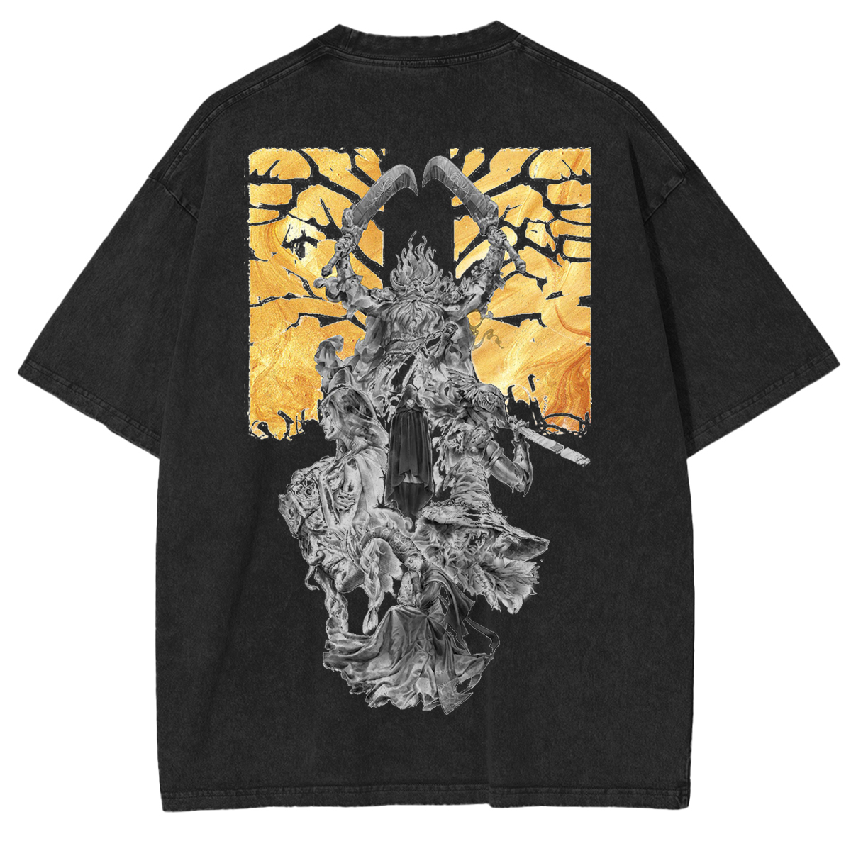 Eldenn Ringg Vintage Unisex Anime T-shirt