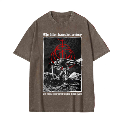 Elden Ring: Erdtree's Exile Vintage Game Washed Unisex T-Shirt