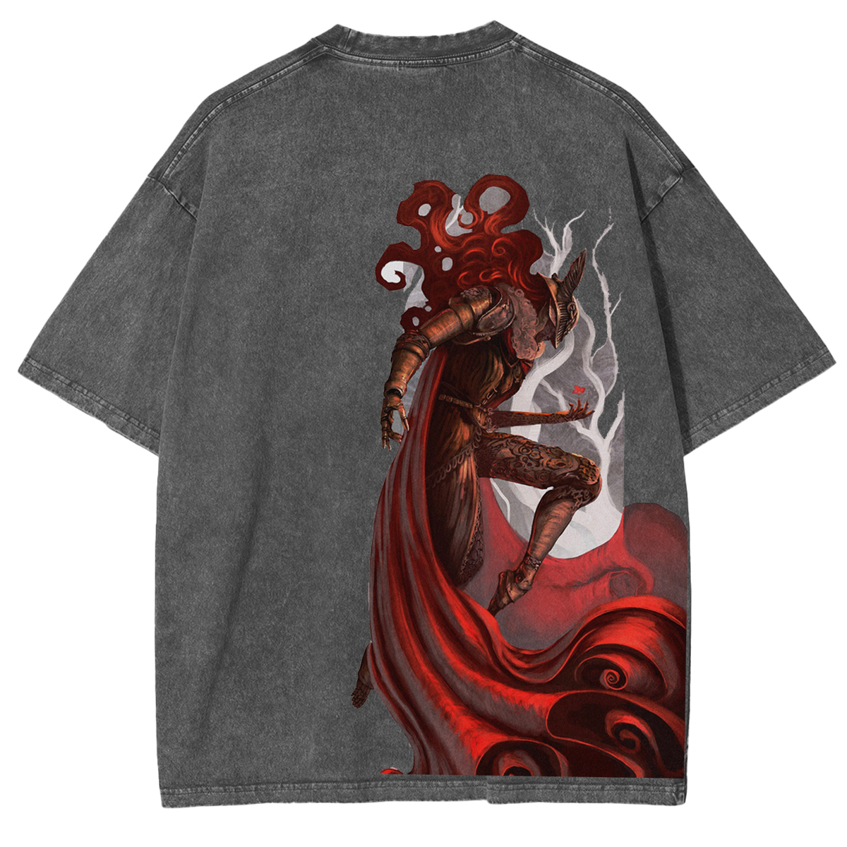 [Copy]Eldenring Radahn Vintage Game Washed Unisex T-Shirt