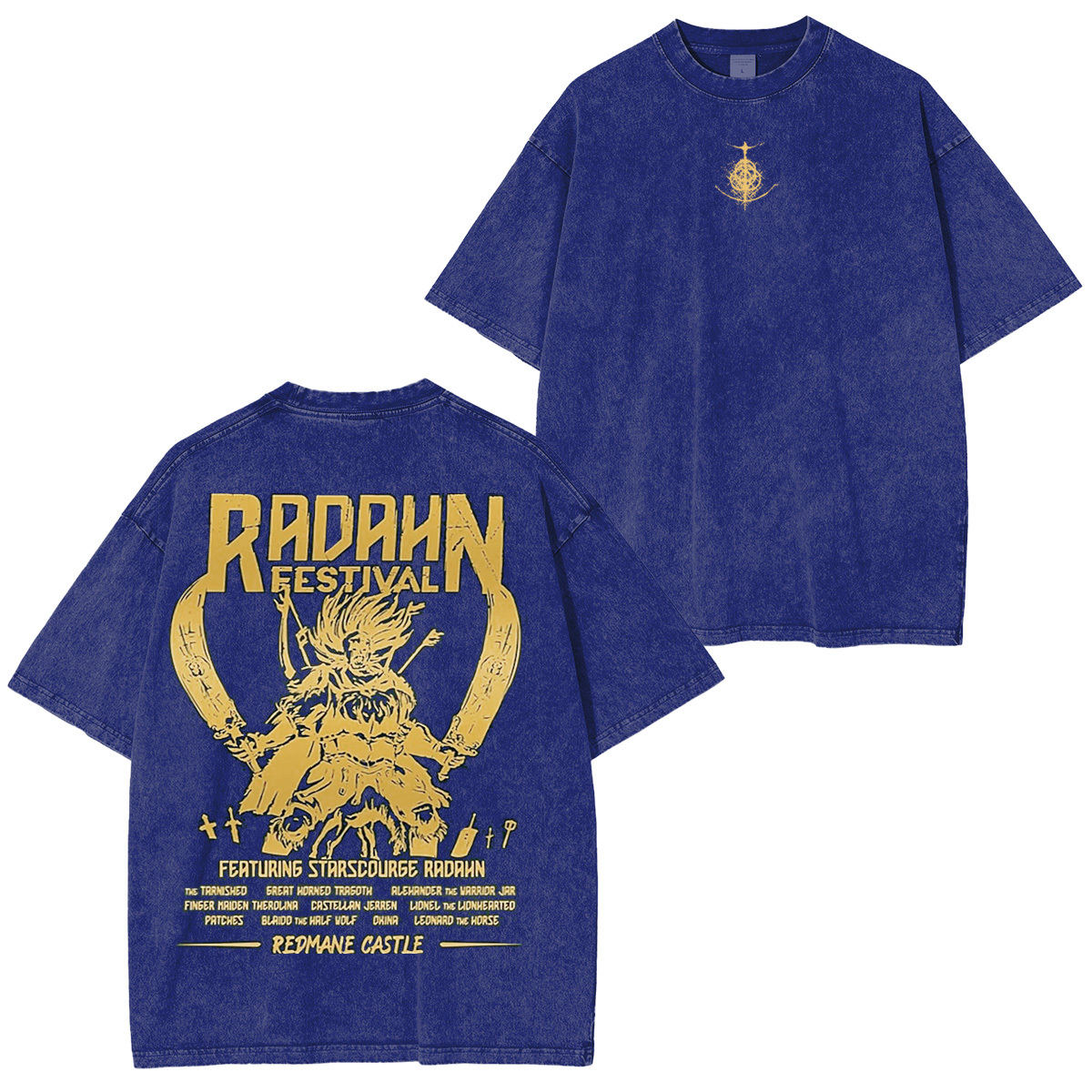 Starscourge Radahn Elden Ring Vintage Washed Unisex T-Shirt