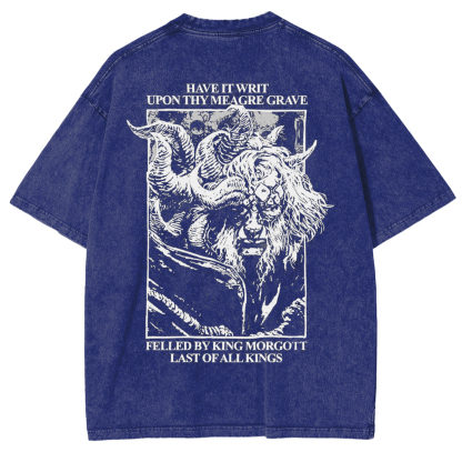 Curse You Bayle! Elden Ring Vintage Washed Unisex T-Shirt