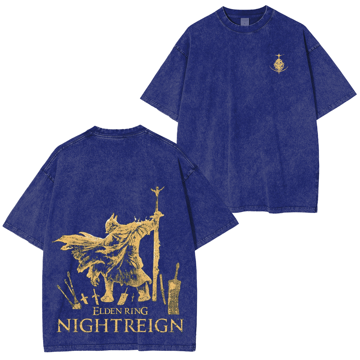 Elden Ring Nightreign Vintage Washed Unisex T-Shirt