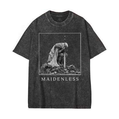 Maidenless Elden Ring Vintage Game Washed Unisex T-Shirt
