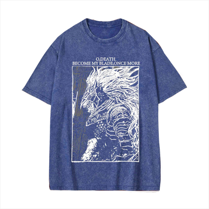 ELDEN RING The Black Blade Vintage Game Washed Unisex T-Shirt