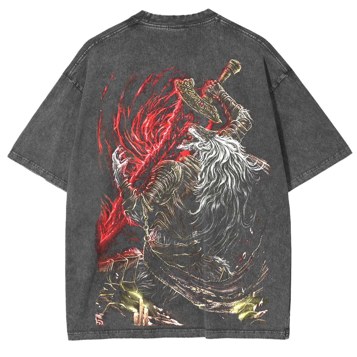 Maliketh Elden Ring Vintage Washed Unisex T-Shirt