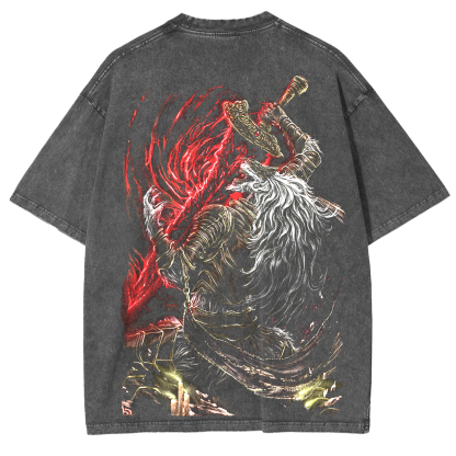 Maliketh Elden Ring Vintage Washed Unisex T-Shirt