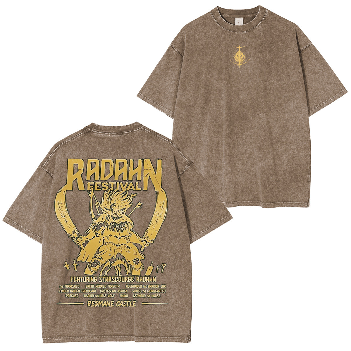 Starscourge Radahn Elden Ring Vintage Washed Unisex T-Shirt