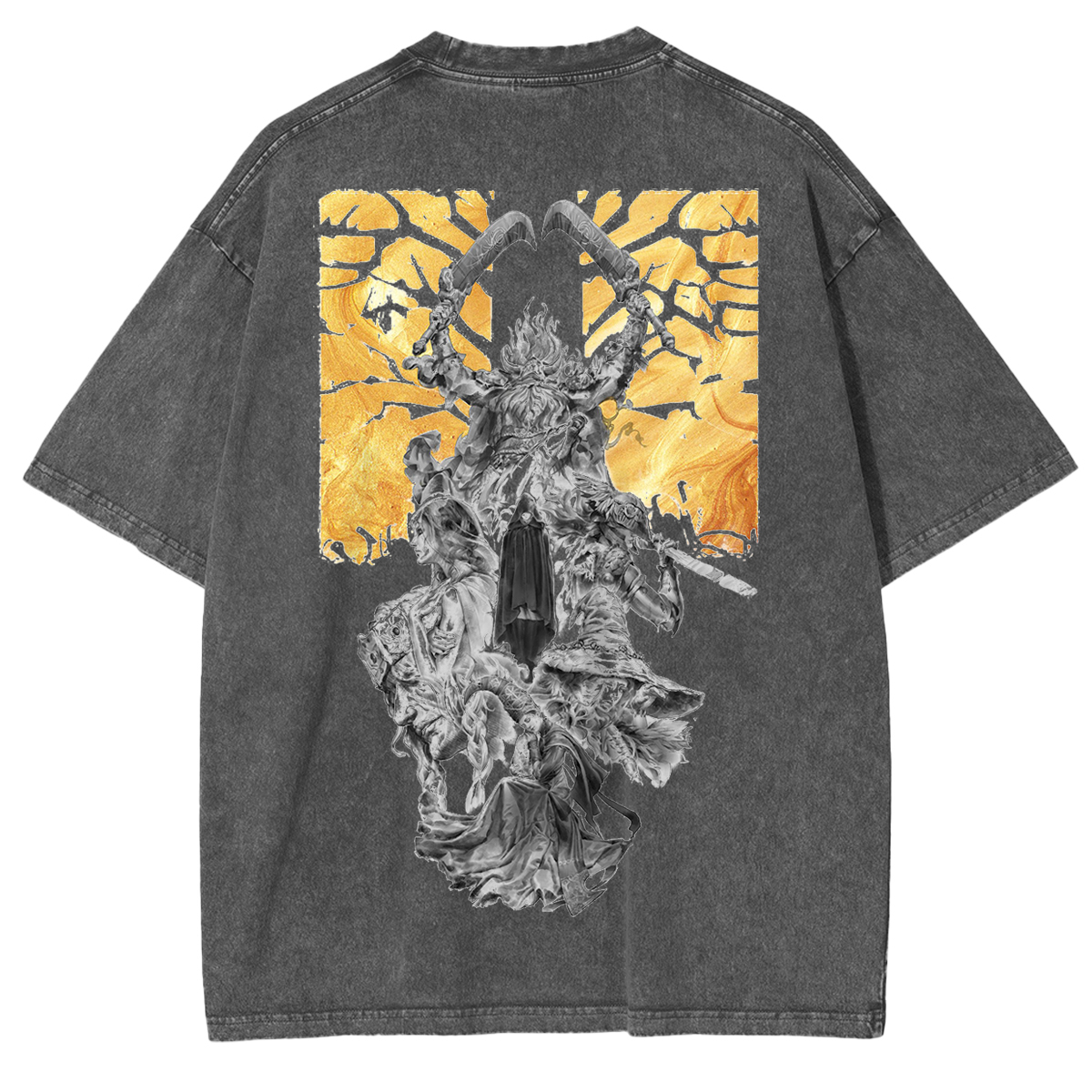 Eldenn Ringg Vintage Unisex Anime T-shirt