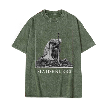Maidenless Elden Ring Vintage Game Washed Unisex T-Shirt