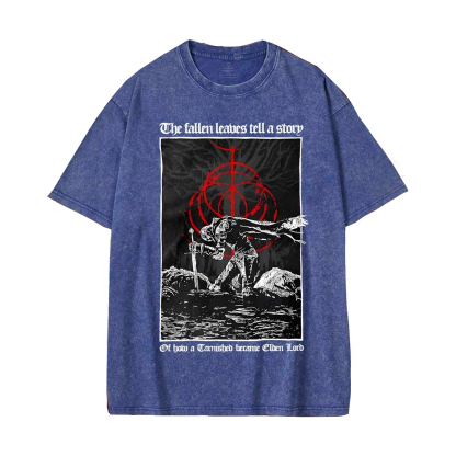 Elden Ring: Erdtree's Exile Vintage Game Washed Unisex T-Shirt