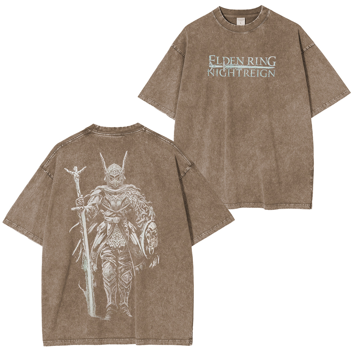 Elden Ring: Get this shirt and the night is yours to reign Vintage Game Washed Unisex T-Shirt