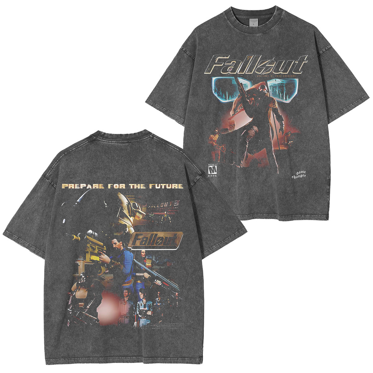 Fallout Double Retro Washed T-Shirt