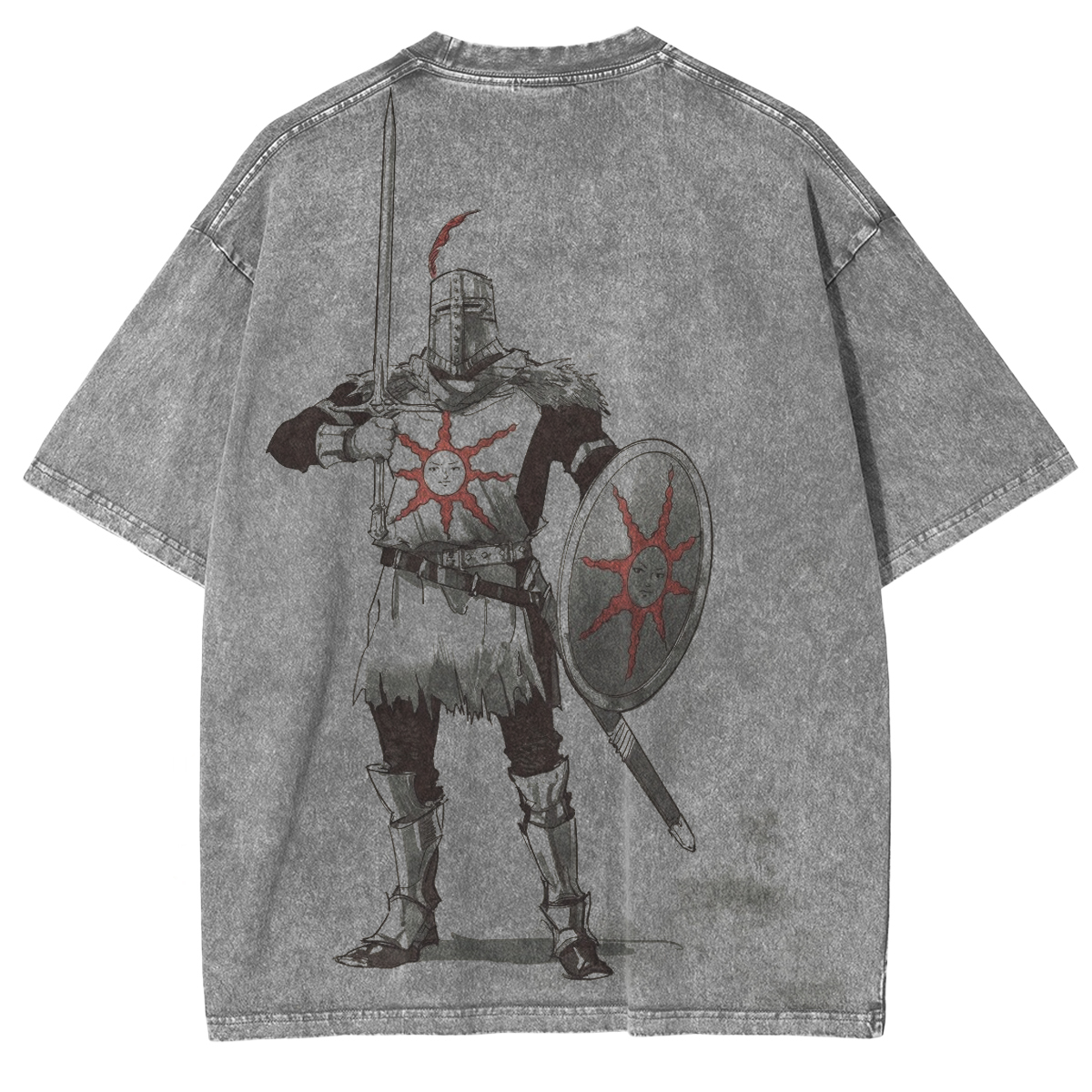 Dark Souls Praise The Sun Vintage Washed Unisex T-Shirt