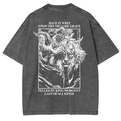 Curse You Bayle! Elden Ring Vintage Washed Unisex T-Shirt