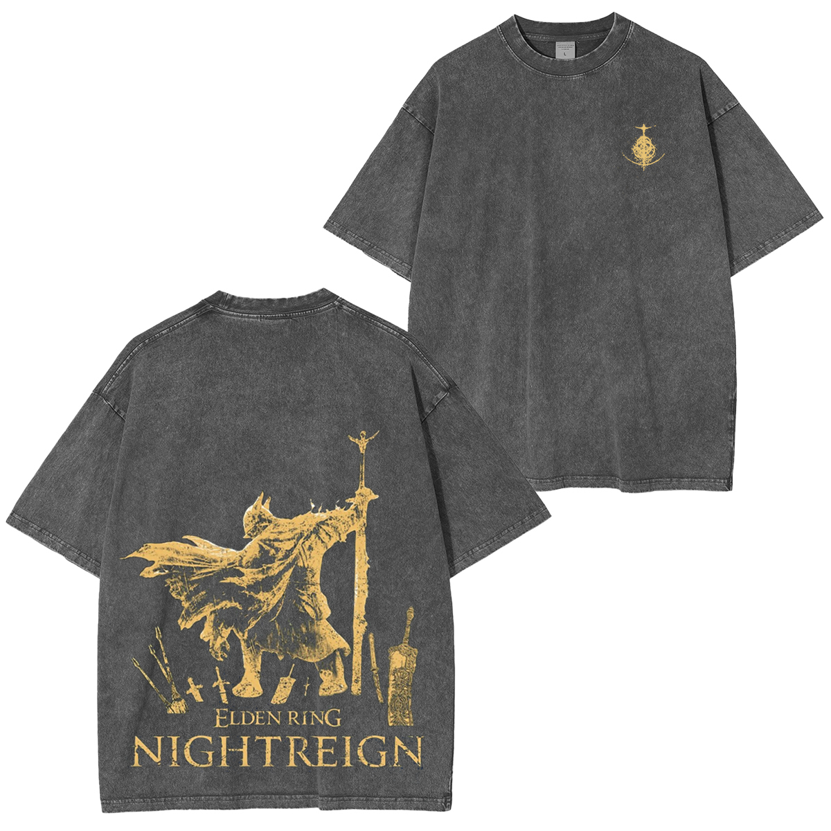 Elden Ring Nightreign Vintage Washed Unisex T-Shirt