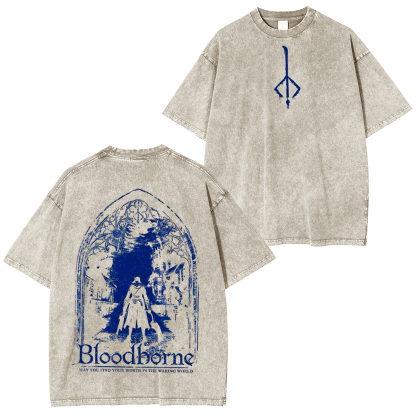 Hidetaka Miyazaki's Bloodborne Soulsborne Vintage Unisex Anime T-shirt