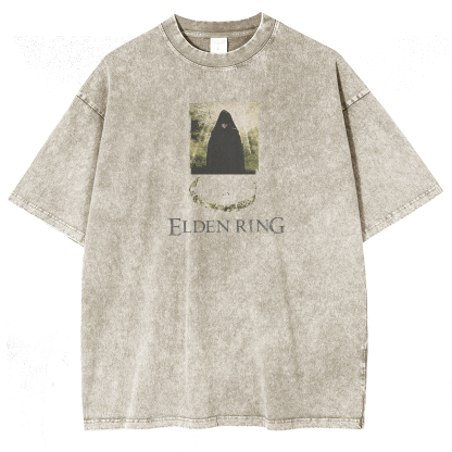 Elden Ring - Life Endures Vintage Game Washed Unisex T-Shirt