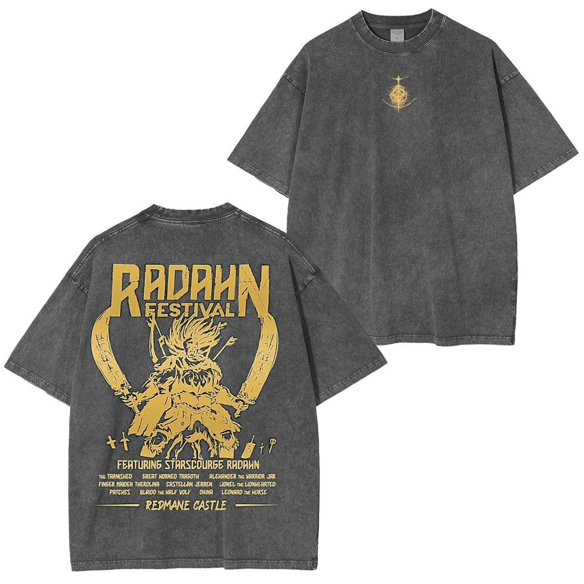 Starscourge Radahn Elden Ring Vintage Washed Unisex T-Shirt