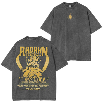 Starscourge Radahn Elden Ring Vintage Washed Unisex T-Shirt