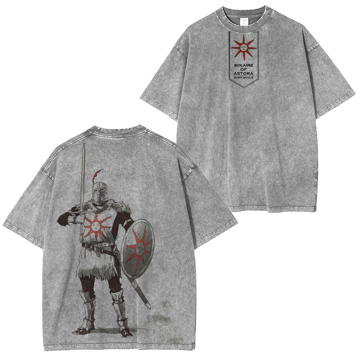 Dark Souls Praise The Sun Vintage Washed Unisex T-Shirt