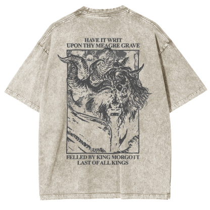 Curse You Bayle! Elden Ring Vintage Washed Unisex T-Shirt