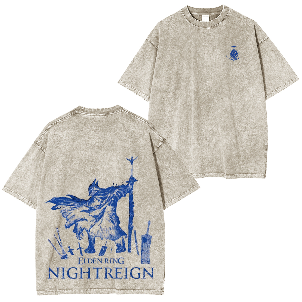 Elden Ring Nightreign Vintage Washed Unisex T-Shirt
