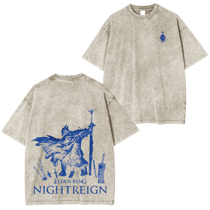 Elden Ring Nightreign Vintage Washed Unisex T-Shirt