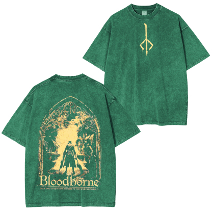 Hidetaka Miyazaki's Bloodborne Soulsborne Vintage Unisex Anime T-shirt