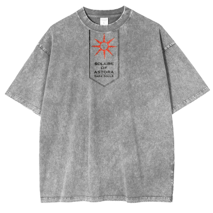 Dark Souls Praise The Sun Vintage Washed Unisex T-Shirt