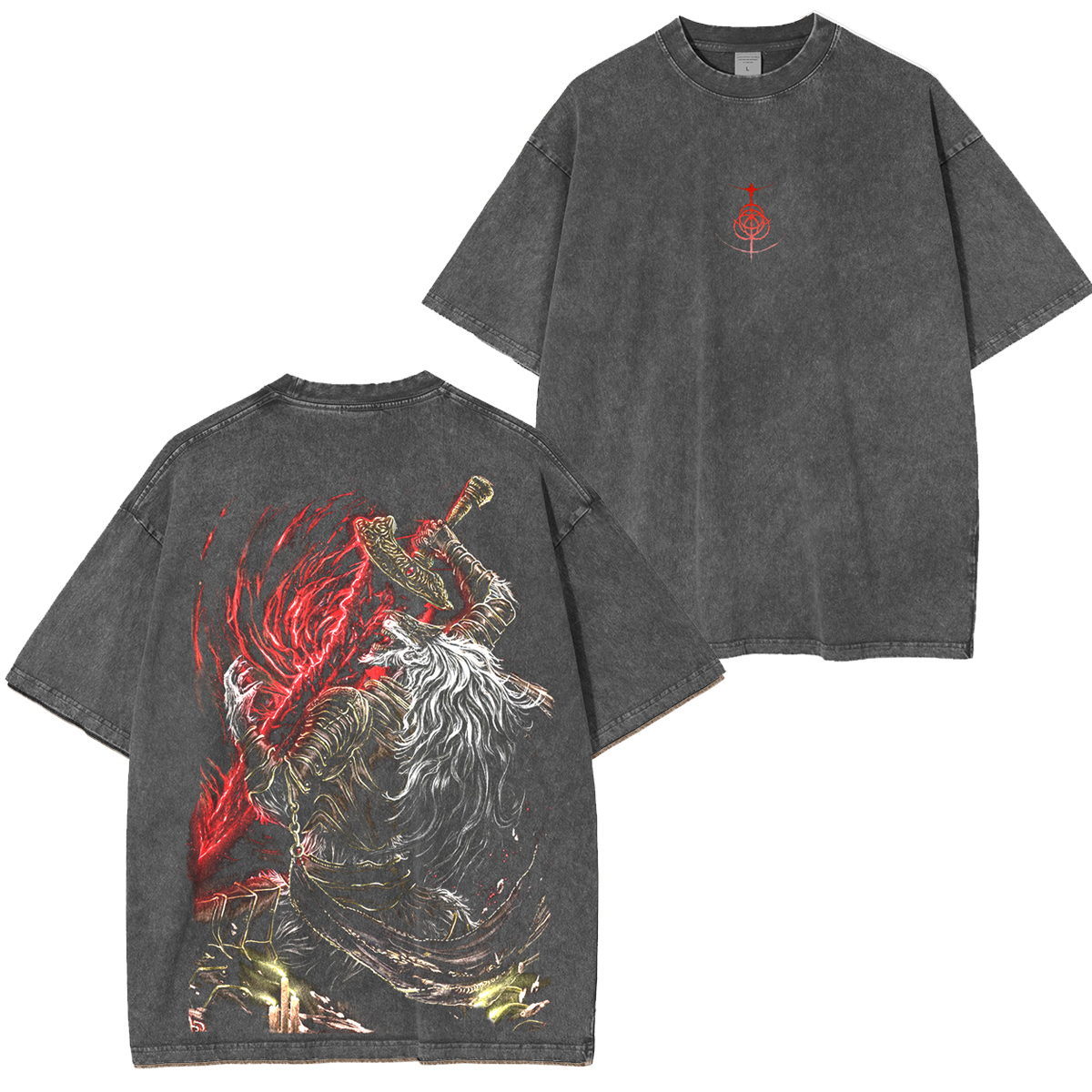 Maliketh Elden Ring Vintage Washed Unisex T-Shirt