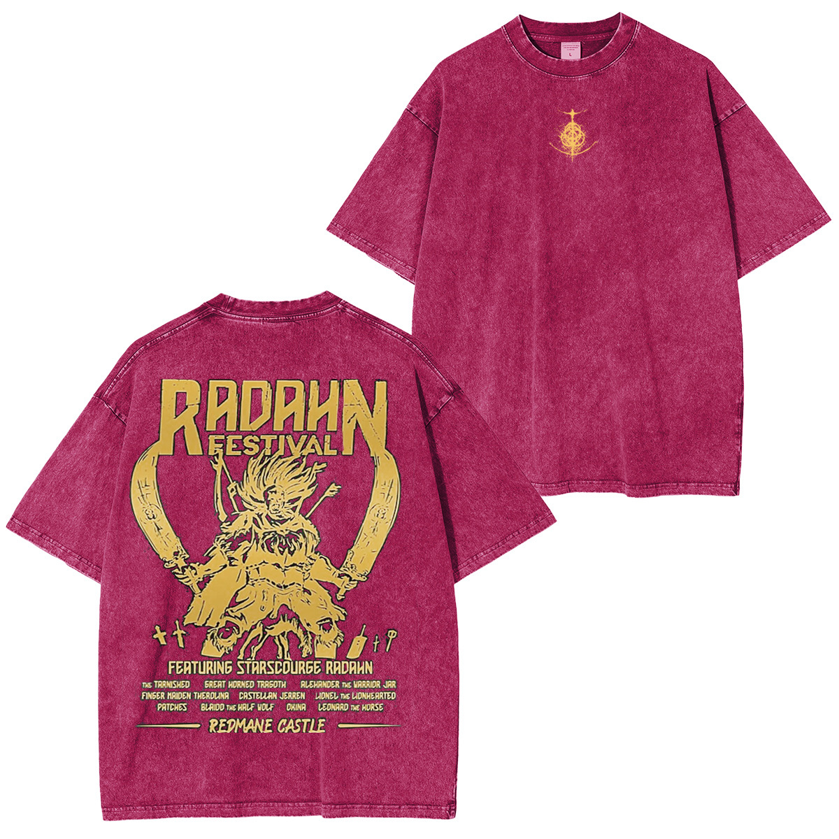 Starscourge Radahn Elden Ring Vintage Washed Unisex T-Shirt