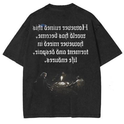 Elden Ring - Life Endures Vintage Game Washed Unisex T-Shirt