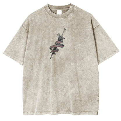 Elden Ring The dragon warrio Vintage Washed Unisex T-Shirt