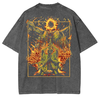Midra Lord of Frenzied Flame Vintage Washed Unisex T-Shirt