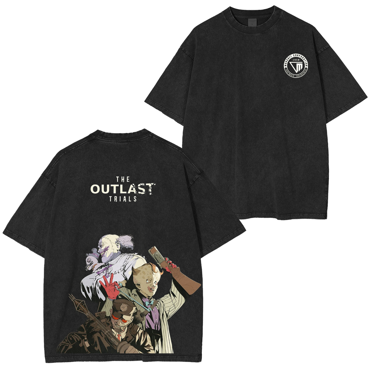 The Outlast Trials Unisex Washed T-shirt/Crewneck/Hoodie