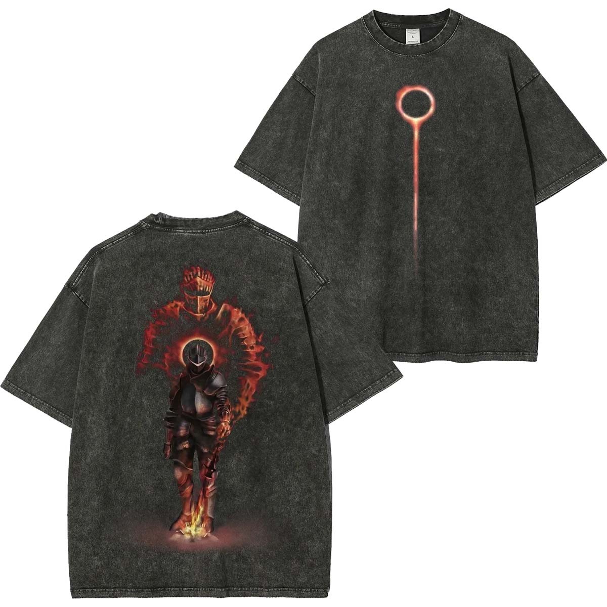 Dark Souls Unisex Fit Unisex Washed T-Shirt
