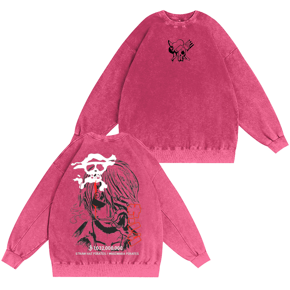 One Piece Washed T-shirt/Crewneck/Hoodie