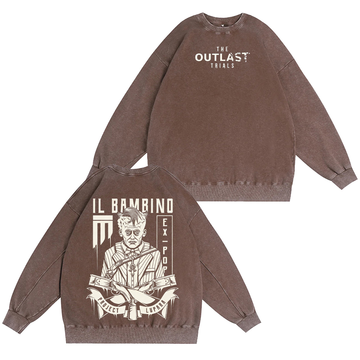 Outlast Trials Vintage Washed T-shirt/Crewneck/Hoodie