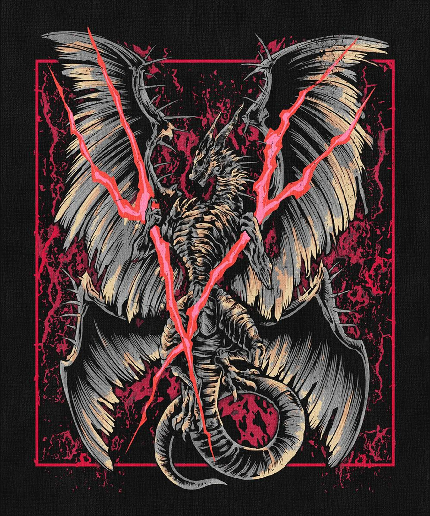 Drippy Souls Lichdragon Fortissax Unisex Washed T-Shirt