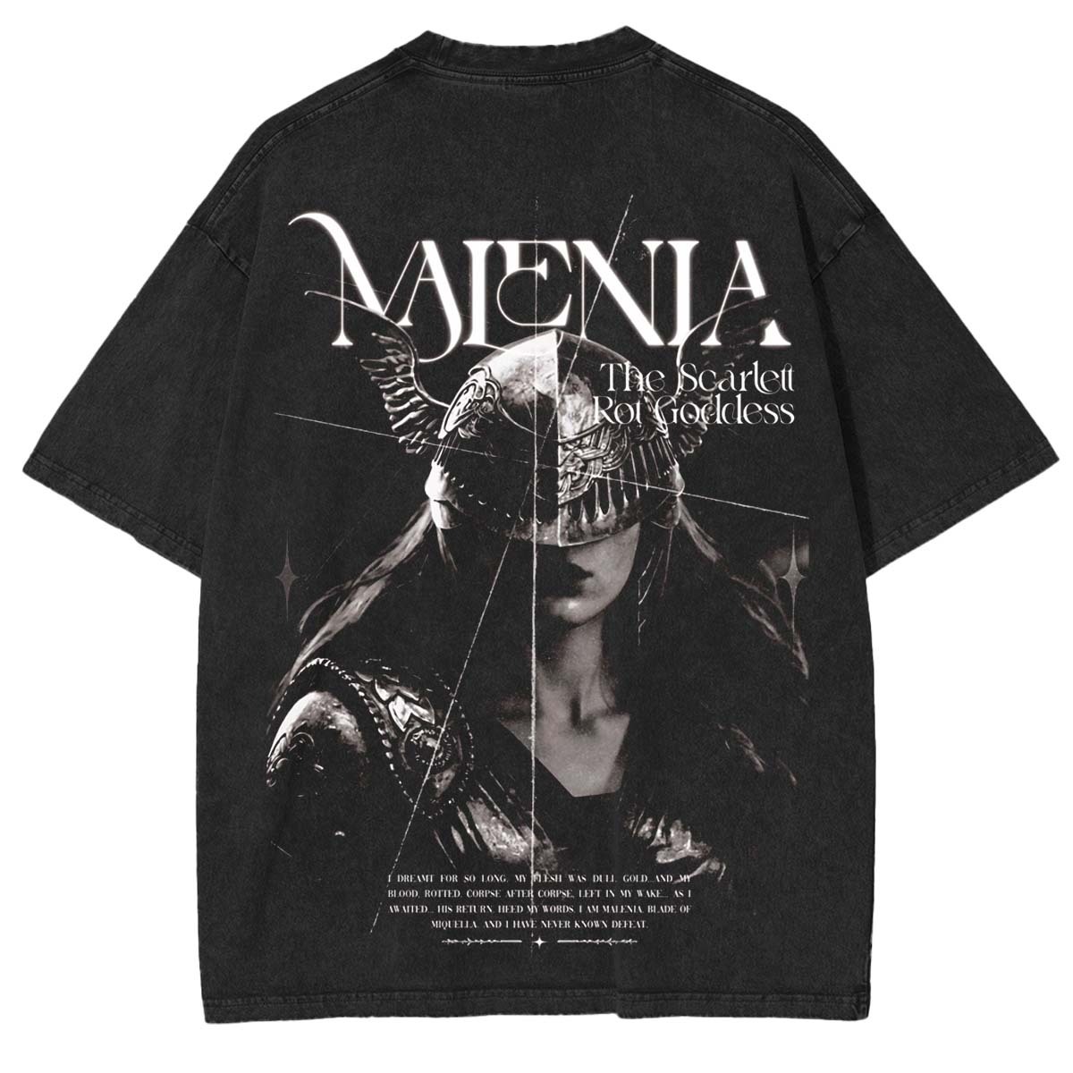Malenia Elden Ring Vintage Unisex Anime T-shirt