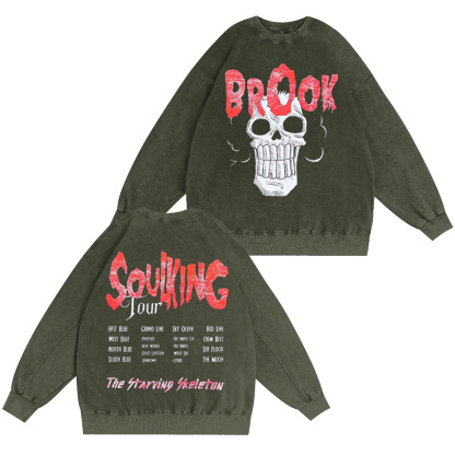 Brook One Piece Vintage Washed T-shirt/Crewneck/Hoodie