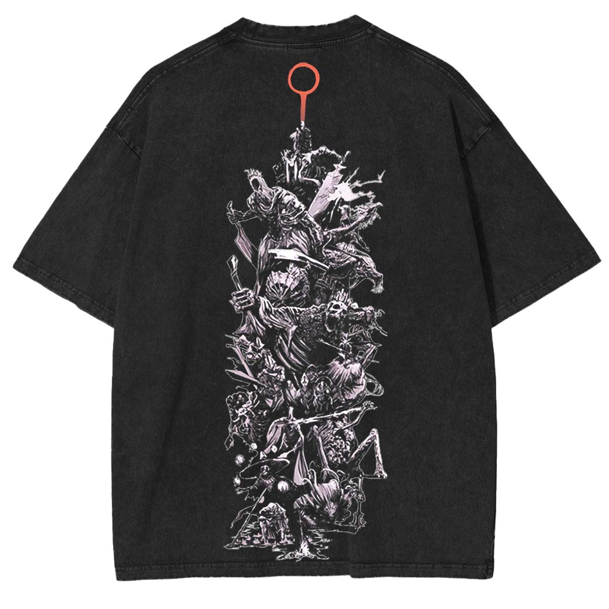 Dark Souls 3 Boss Family Portrait Vintage Washed Unisex T-Shirt