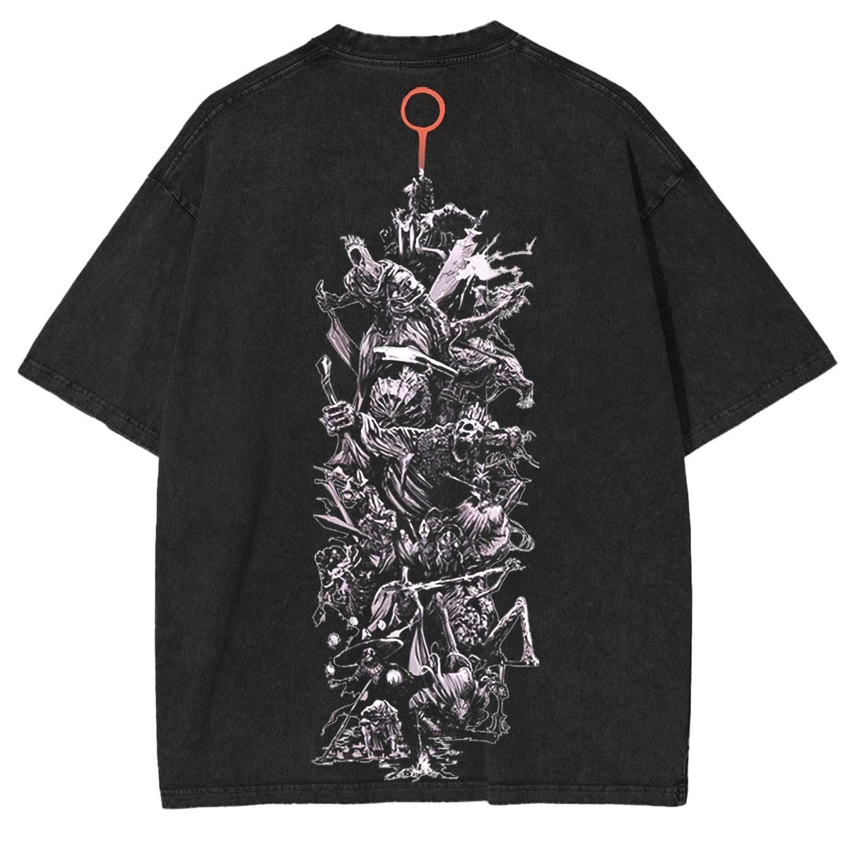 Dark Souls 3 Boss Family Portrait Vintage Washed Unisex T-Shirt