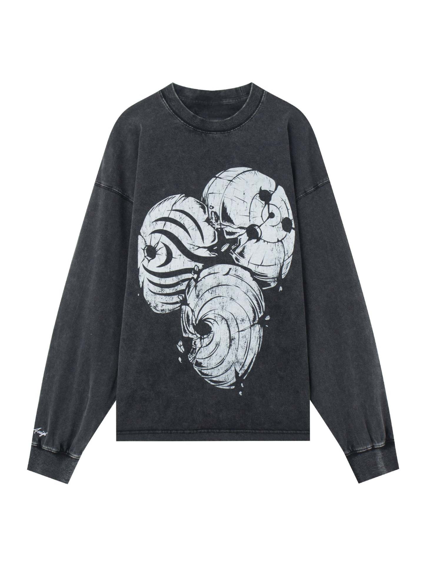 MASK WASHED CREWNECK SWEATSHIRT